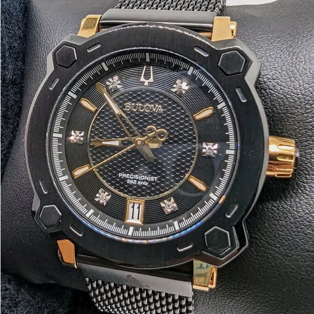 Bulova Precisionist Sapphire Black Dial Edition Women's Watch